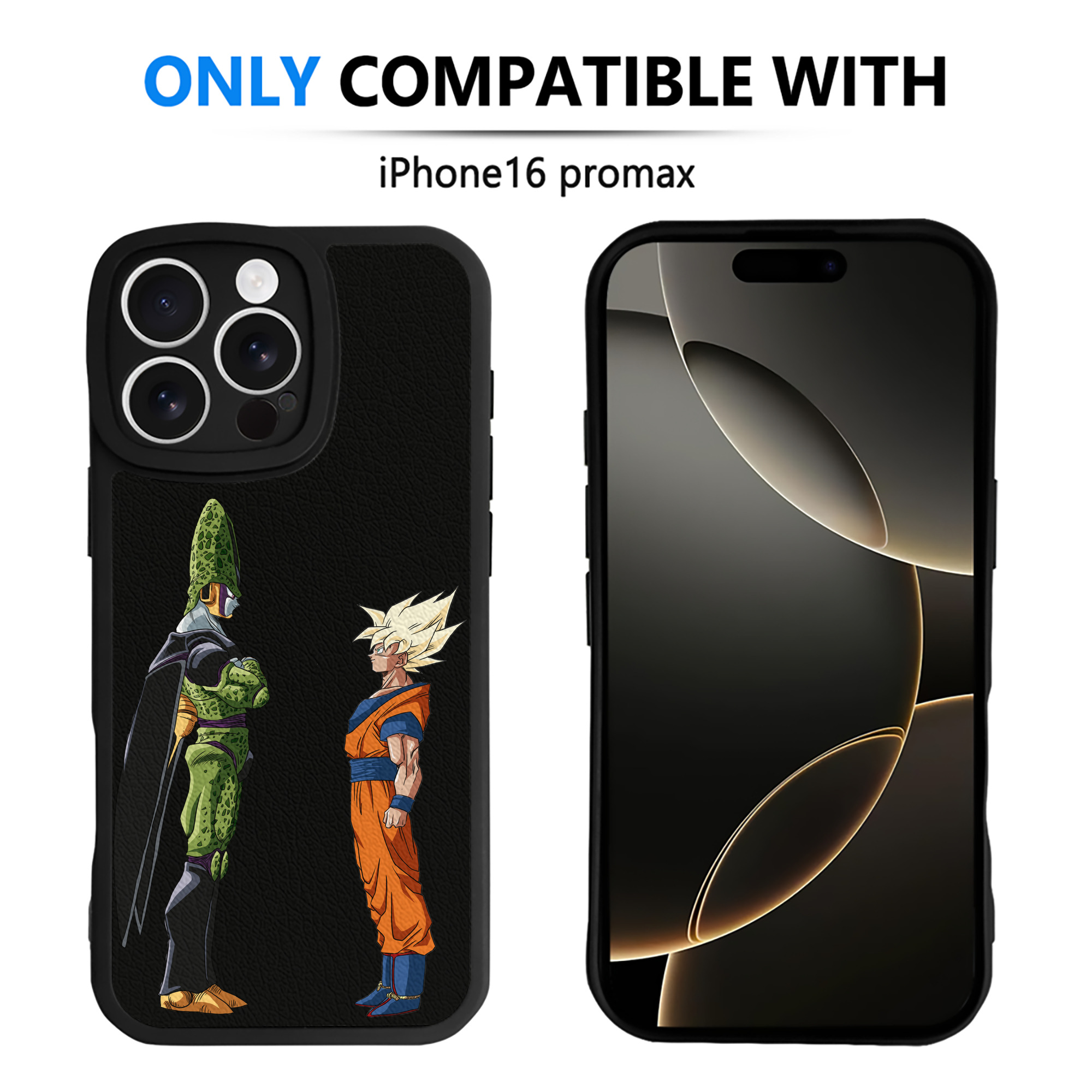（画像用） ドラゴンボール DRAGON BALL 【iPhone 16シリーズ対応】シリコンスマホケース（レザー調） 材質：シリコン